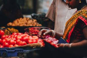 What's in season at a local farmers market in Berkeley, Calfornia