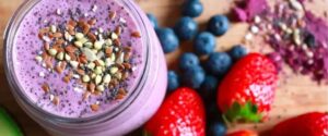 Morning purple smoothie