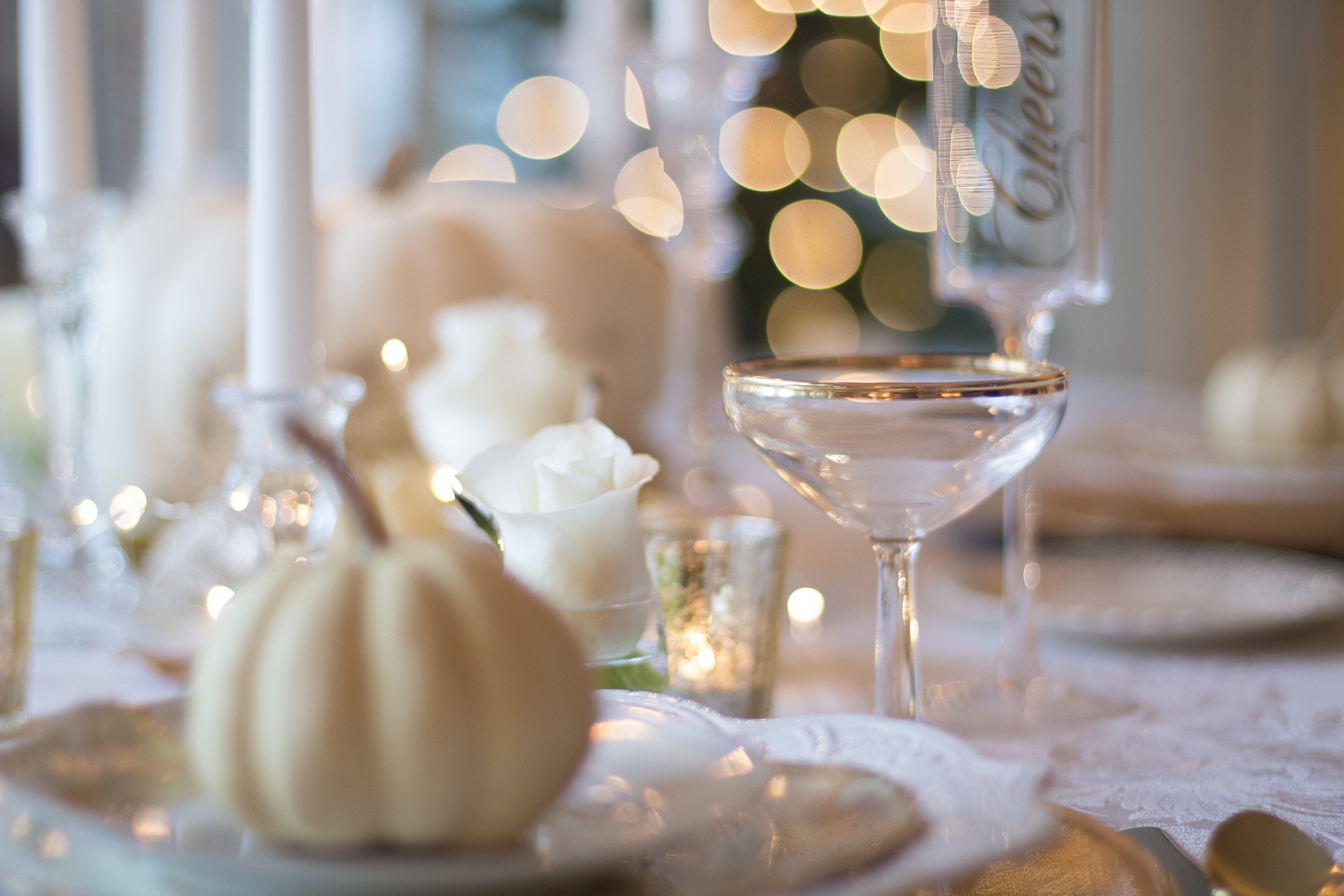 Thanksgiving holiday table