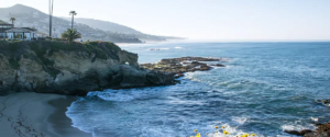 The beach in Laguna Beach