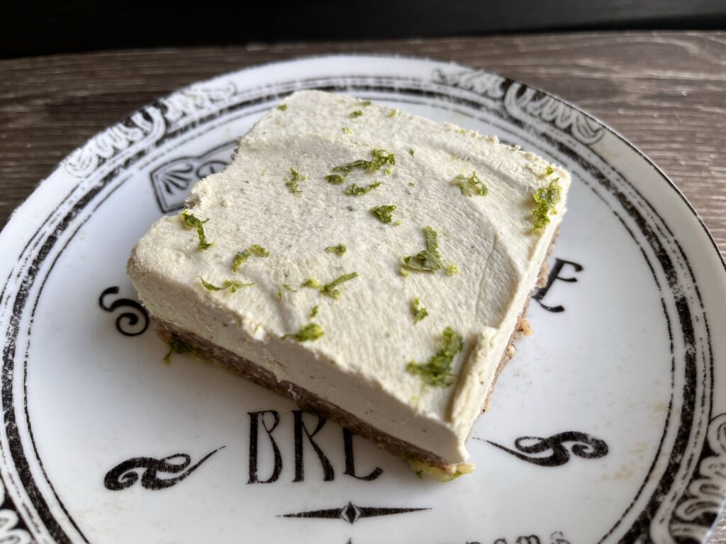 Creamy Key Lime Bars, dairy free and gluten free