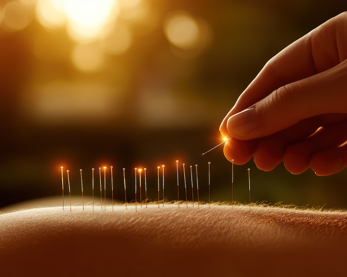 Professional acupuncture therapy 