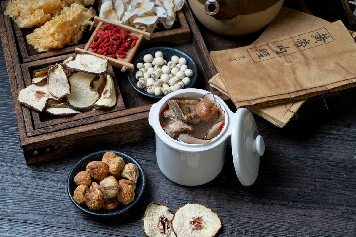Stewed Pork Ribs with Chinese Medicinal Materials